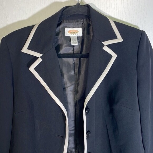 Talbots Classic Button-Up Blazer Petites Woman’s Size 4 Long Sleeve - Picture 6 of 12